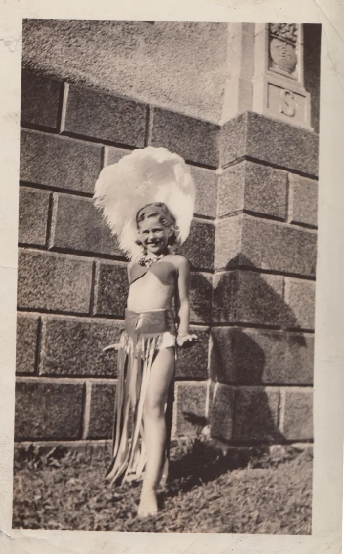 Barbara Mailer, 1936 — Norman’s sister at age nine