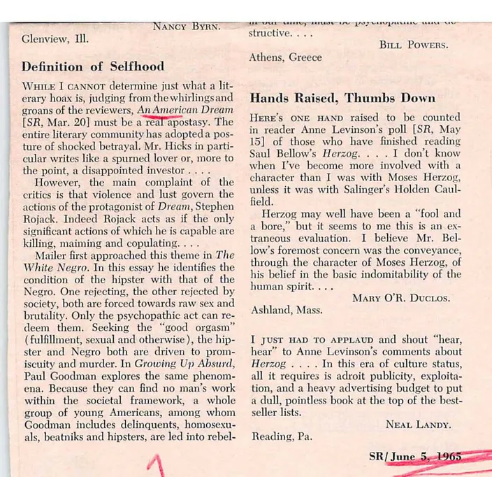 Powers’s letter, continued