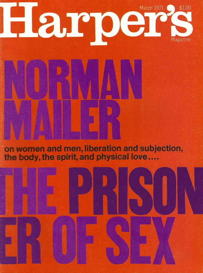Cover of Harper’s, March 1971