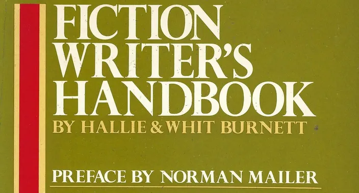 Alternate jacket of Fiction Writer’s Handbook, with "Preface by Norman Mailer" on the front