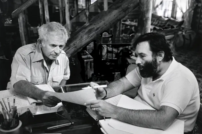 Norman Mailer and Lawrence Schiller, 1979 — the collaboration behind The Executioner’s Song